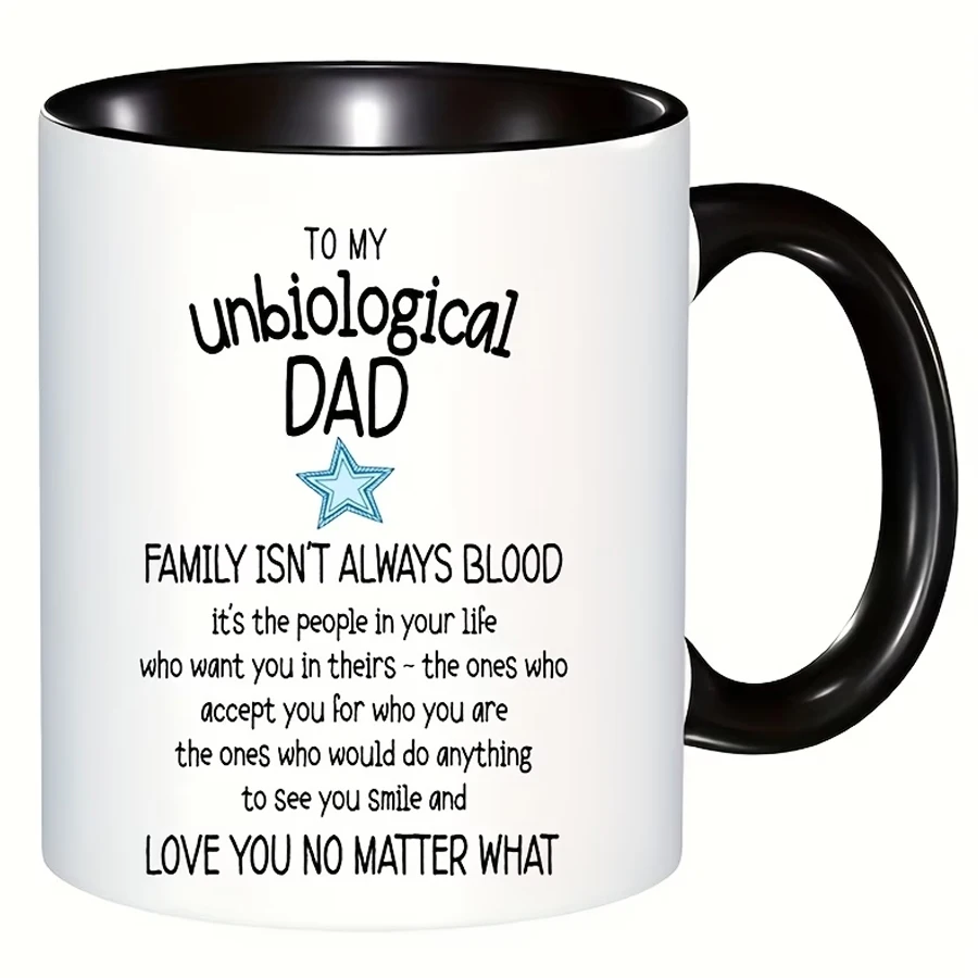 One Piece, Father's Day Gift for Non Biological Father, Extra Dad Gift Mug, Stepdad Mug, 11 Ounces