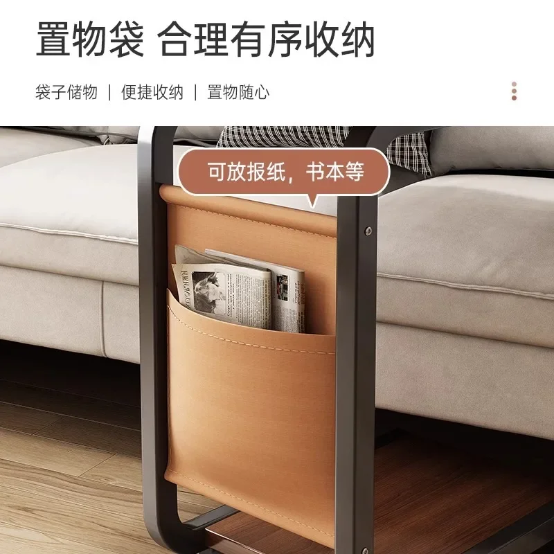 Mobile Bedside Table Bedroom Household Minimalist Small Table Dormitory Lazy Person Adjustable Computer Laptop Stand Desk