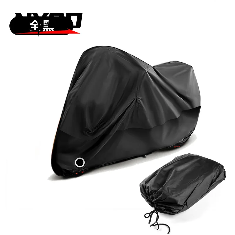 Universal Thick 190T Silver Coated Motorbike Cover Outdoor Waterproof Sun Shade Dustproof Electric Vehicle Protective Shell