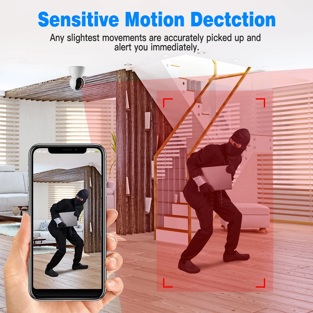 Hollarm 1080P WIFI IP Camera Tuya Surveillance Camera Automatic Tracking Smart Home Security Indoor WiFi Wireless Baby Monitor