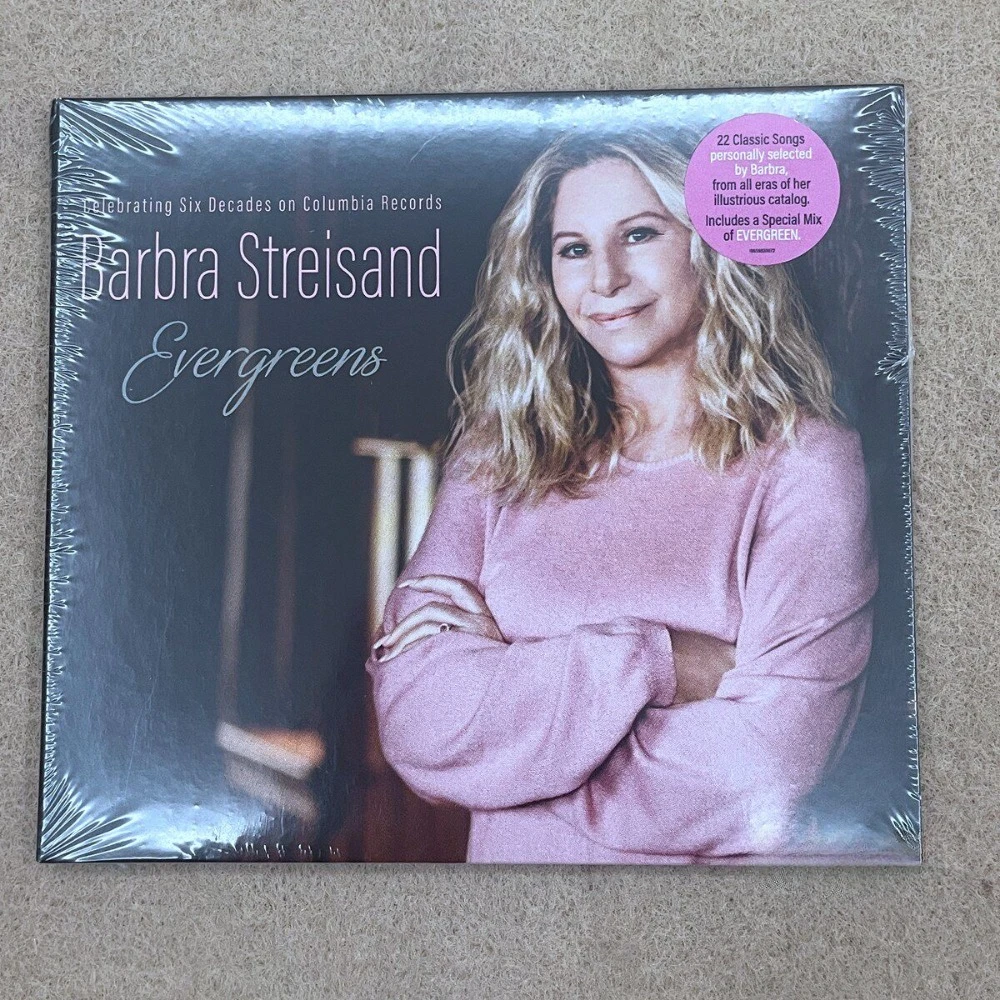 Barbra Streisand Evergreens 60th Anniversary CD Pop Soft Rock Broadway Melhores Hits The Way We Were Eternal Love Collection Disc