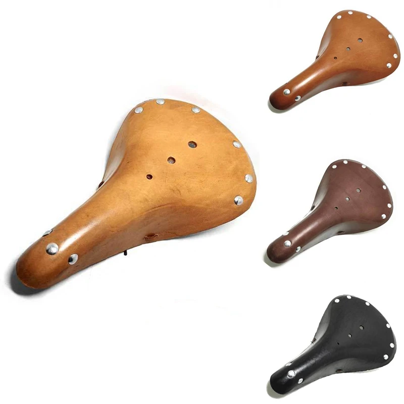 Retro Vintage Bicycle Saddle Seat Cushion Bike 3 Spring Shock Seat Cycling Bike Seat Cycling Replacement