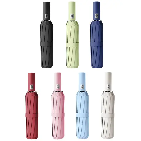 24 bone automatic folding umbrella Windproof sunshade Umbrella Men's and women's Luxury Business Umbrella Sunshade/liu