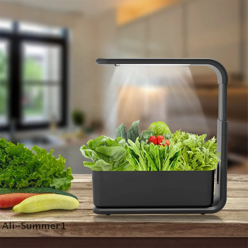

Intelligent Hydroponic Growing System Indoor Planting Machine Garden Plant Vegetable Planter Pot Automatic Timer LED Growth Lamp