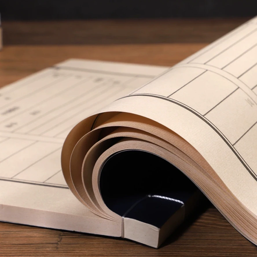 Traditioneel Xuan Paper Family Tree Book - Handgemaakt draadgebonden genealogiealbum met blanco grafieken voor ancestral Records Notebook