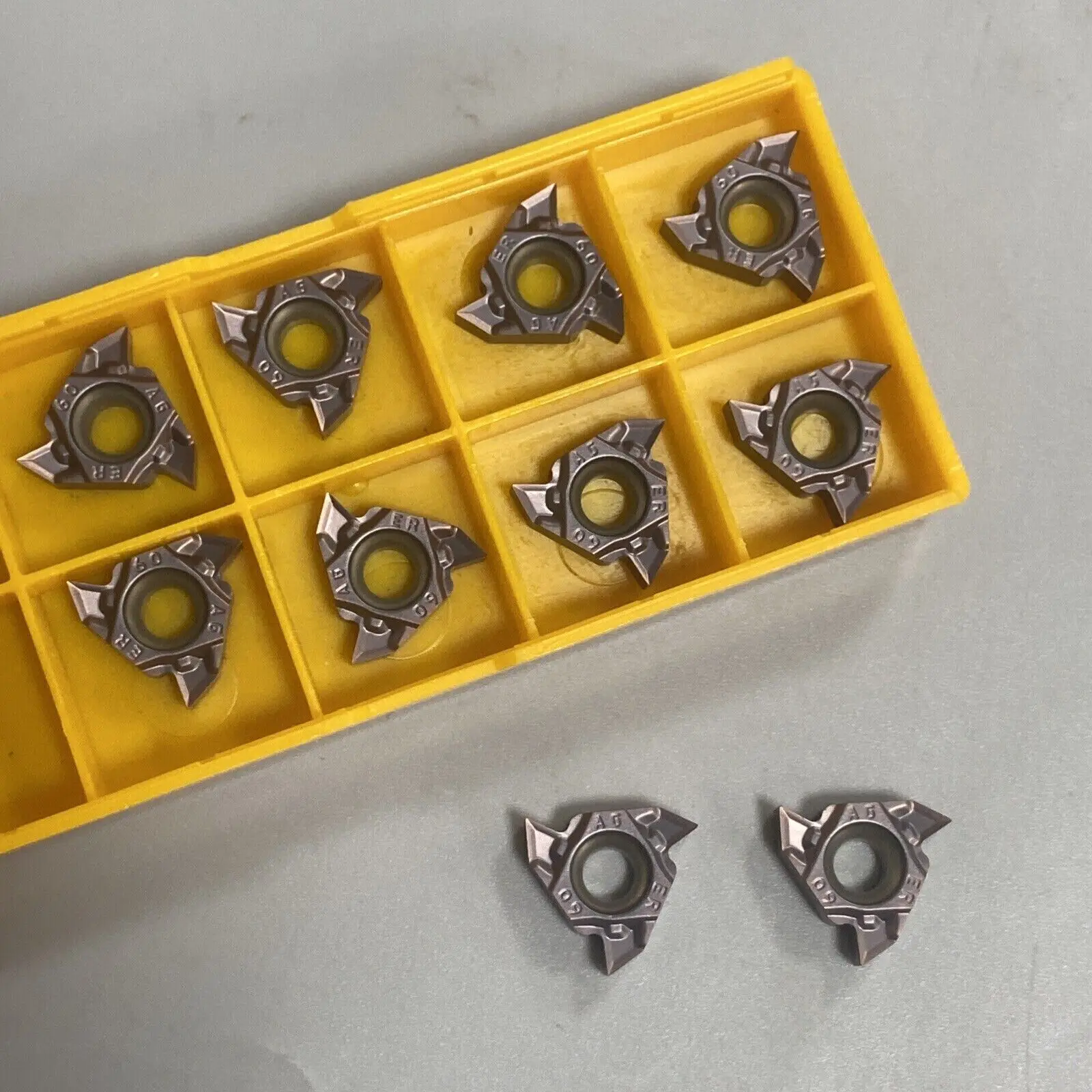 10pcs 16ER AG60 MMT16ER AG60-S Threading Insert FOR Blade Lathe Threading SER