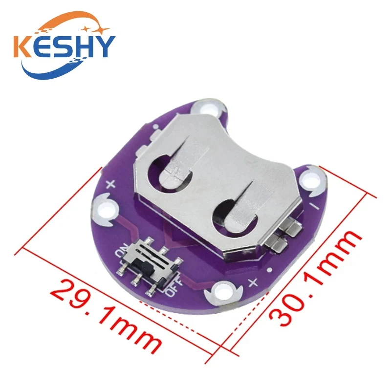 

LilyPad Coin Cell Battery Holder CR2032 Battery Mount Module for arduino DIY KIT