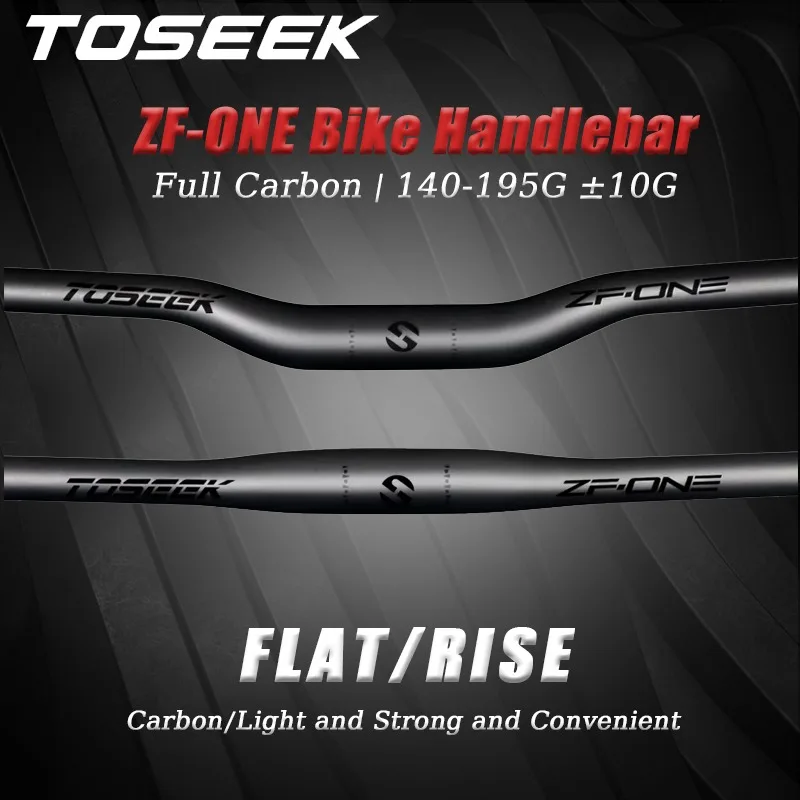 

TOSEEK ZF-ONE Carbon Mtb Handlebar 31.8mm 640/660/680/700/720/740/760mm Bicycle Handlebar Ultralight Mountain Bike Handlebars