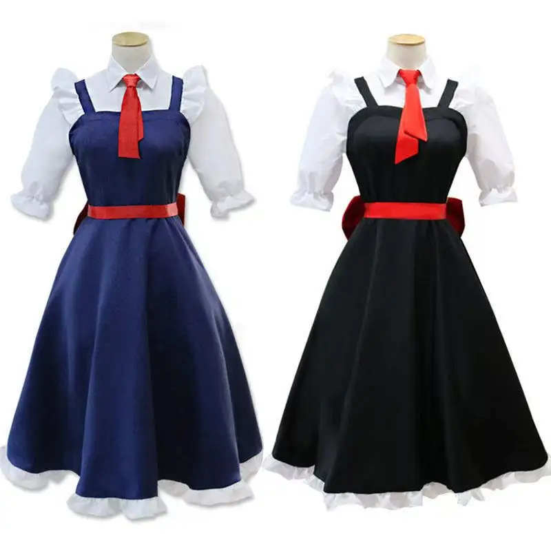 

Косплей аниме Kobayashi-san Chi no Maid Dragon Tohru Maid платье комплект горничной Dragon Dress Set