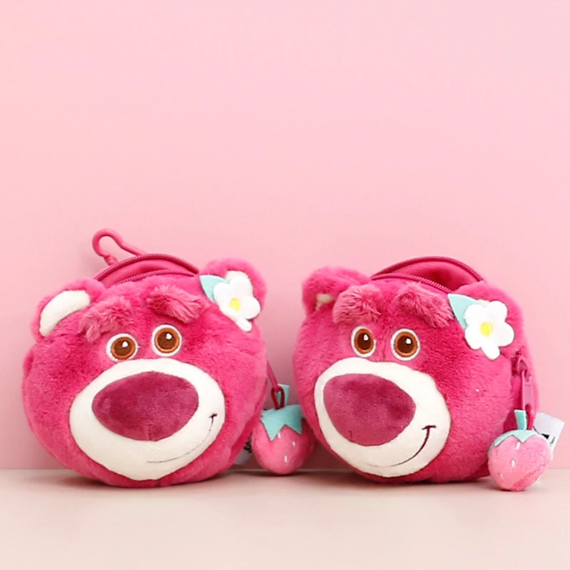 ديزني الكثير-o'-Huggin' الدب ألعاب من نسيج مخملي الكرتون تمثال محفظة نسائية للعملات المعدنية سحر تخزين سعة كبيرة عيد ميلاد/هدية عيد الميلاد