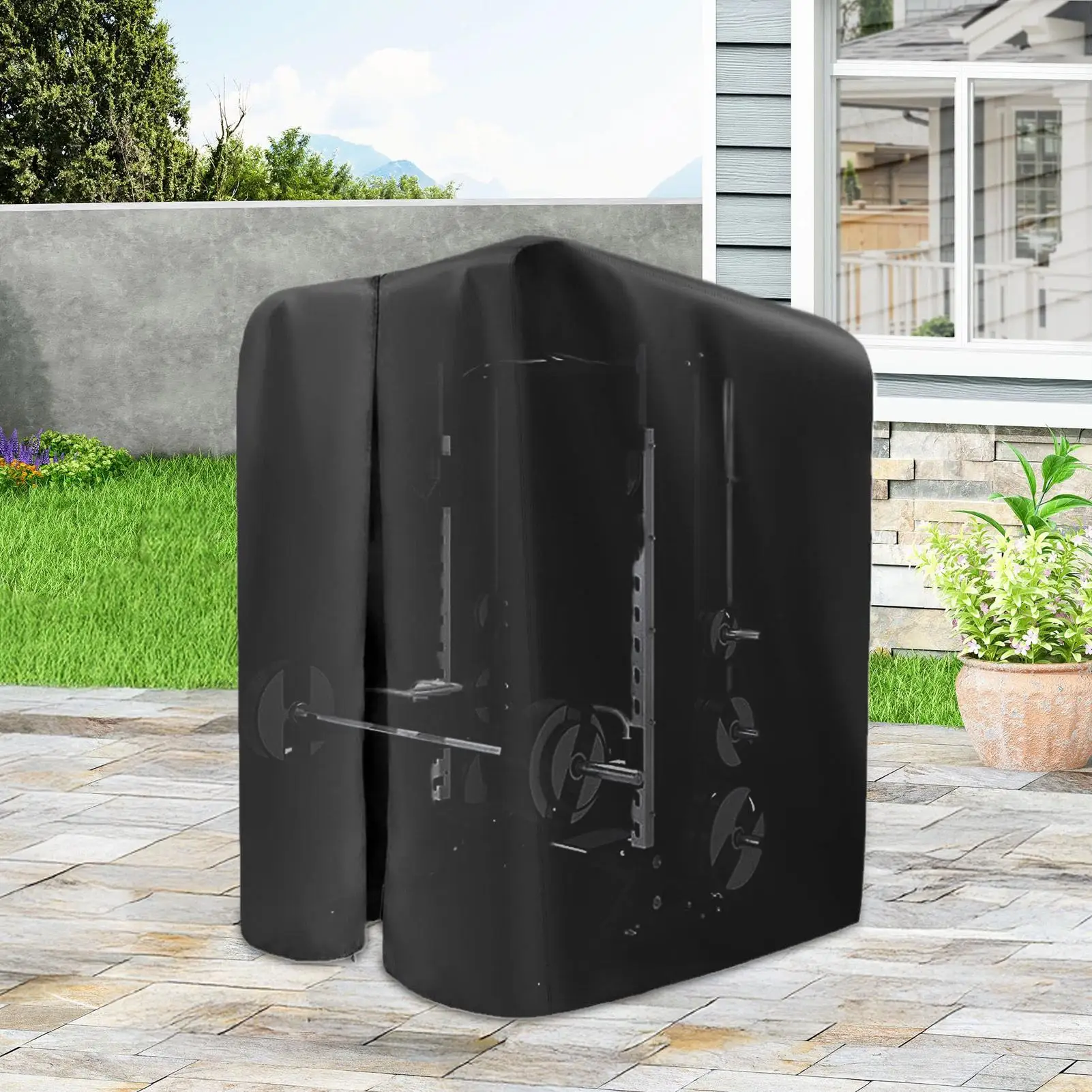 

Pull Up Bar Station Cover 420D Oxford Protection Gym Rack Cover For Home For Dumbbell Training Accessories Indoor Outdoor