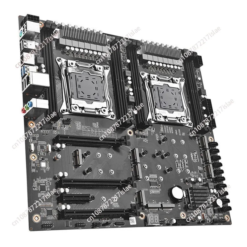 Hash MotherboardX99X Dual-Socket PLUS Motherboard LGA2011-3 Processor, DDR4 Memory, 6PCIE Graphics Card Slot