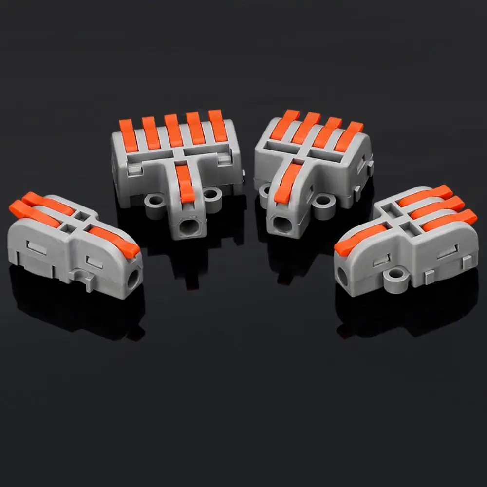 Wire Connector Quick Terminal Block Compact Splice Electrical Connectors Quick Electrical Cable Splice Electrical Supplies