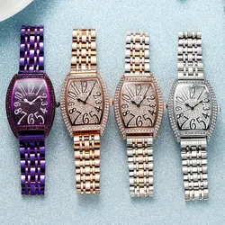 Orologi-relojes de cuarzo de acero inoxidable para mujer, réplica Di Lusso, femenino, Lindo, 2022