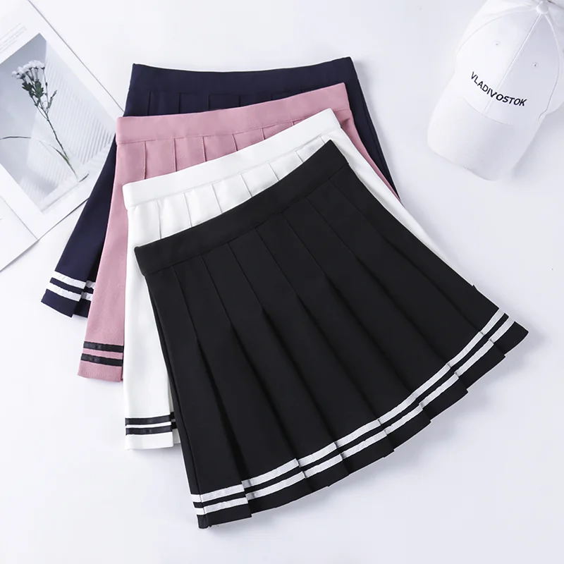 

High Waist Skirt Black Korean Style Women's Clothing Spring 2022 Womens Fashion Elegant Plaid Grunge Short Summer clothes
