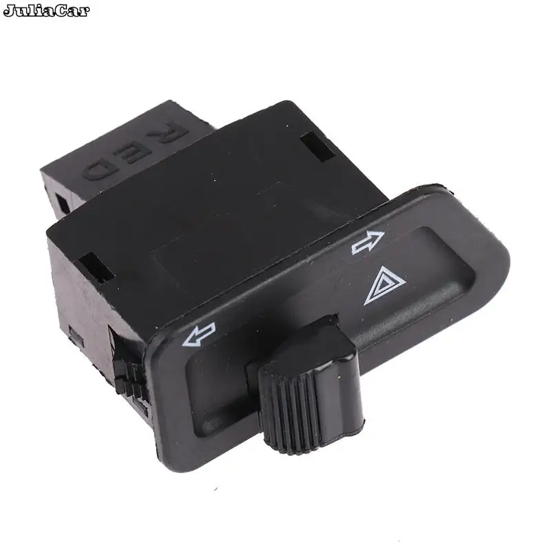 1pc Modified Double Flash Light Turn Signal Starter Single Switch Button for GY6 50CC 125CC 150CC Moped Scooter
