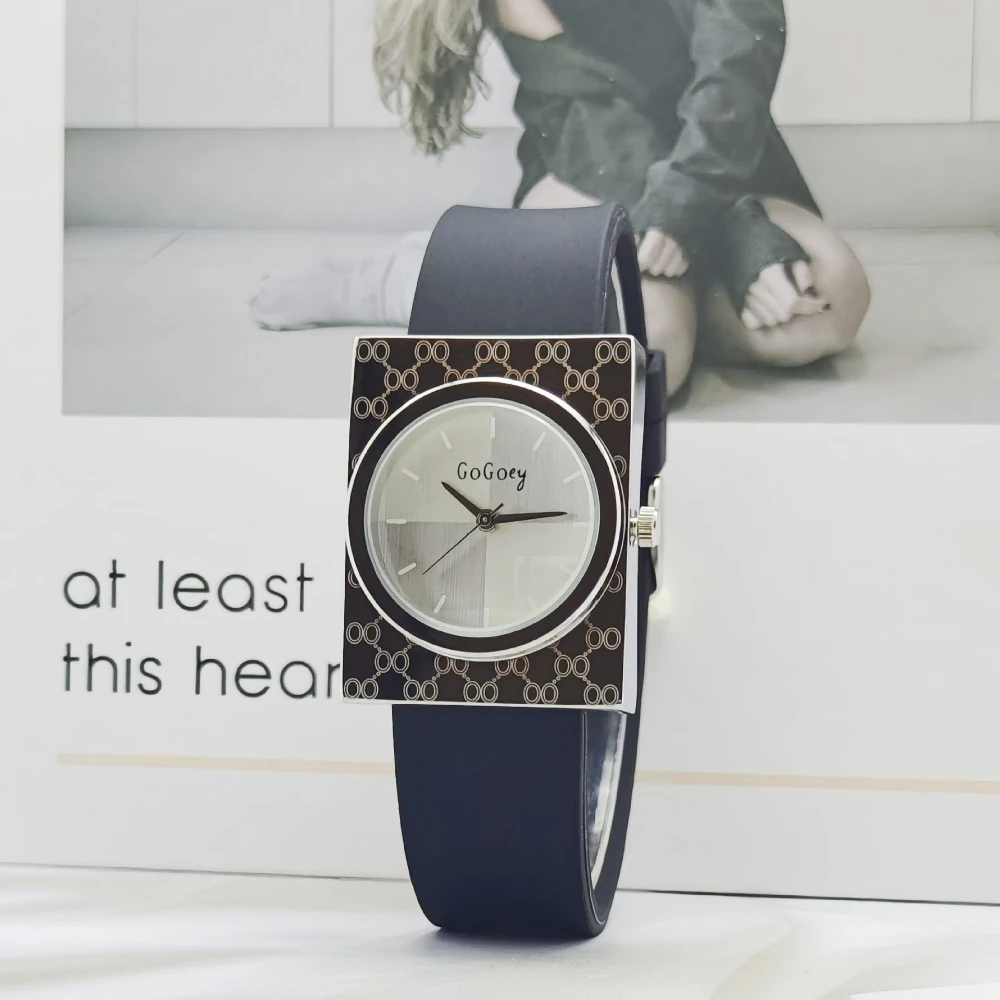 Women Watch Fashion Rectangular Dial Quartz Watch Luxury Gifts Leather Strap Ladies Wristwatches