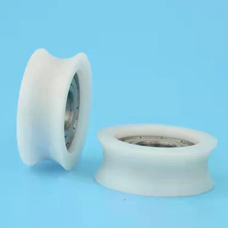 U-groove Nylon Round Pulley Ball Bearing Wheels, Used For Door And Window, Shower Pulley, Drawer Sliding Door Diameter 23-43mm