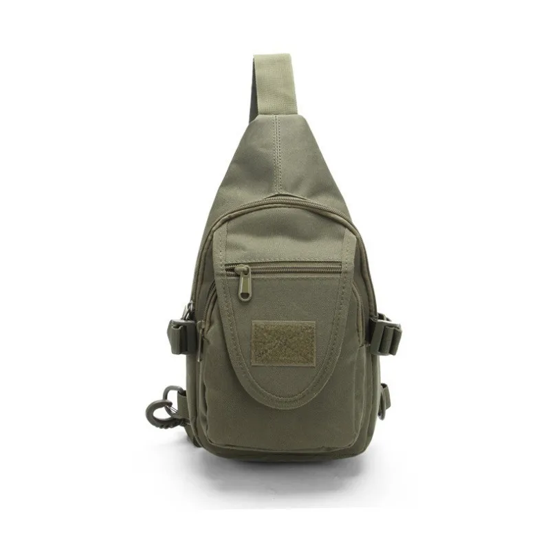 Men's Tactical Camouflage Chest Pack Multi-Functional Sling Bag for Outdoor Hiking Crossbody Storage Messenger Bag