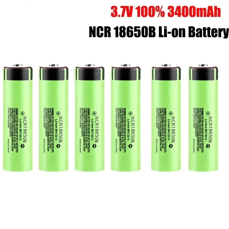 2024New Original NCR18650B 3.7V 3400mah 18650 Lithium Rechargeable Battery For Flashlight Toy Car Camera batteries Charge Batte