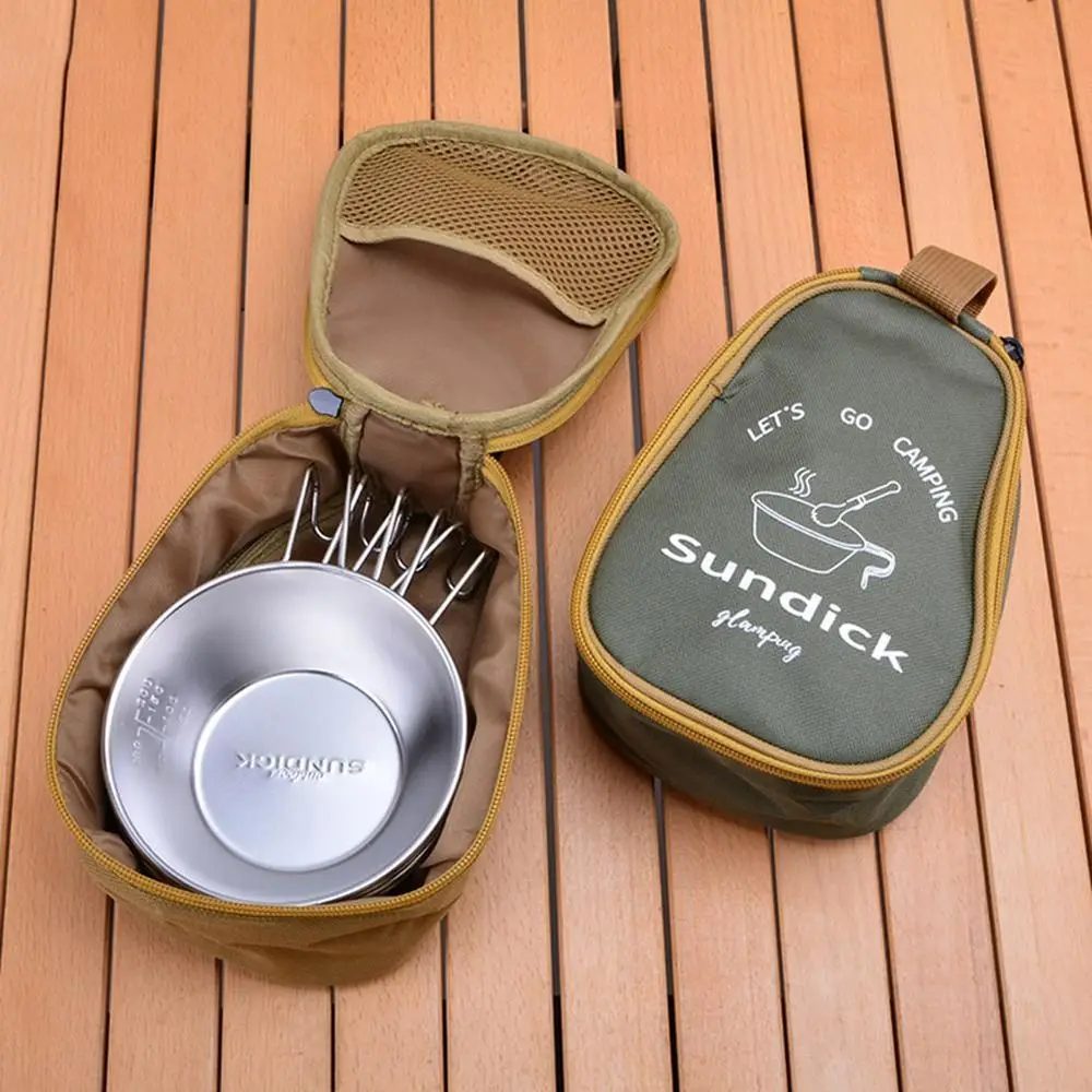 Zipper Dish Container Kitchen Ware Bowl Utensil Organizer Tableware ​Storage Bag Cookware Storage Pouch Cutlery Storage Bag