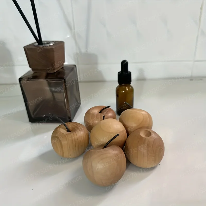 Maple Wood Apple Essential Oil Aroma Diffuser Natural Wood Grain Car Home Hotel Decor Gift Air Freshener Essential Oil Diffuser