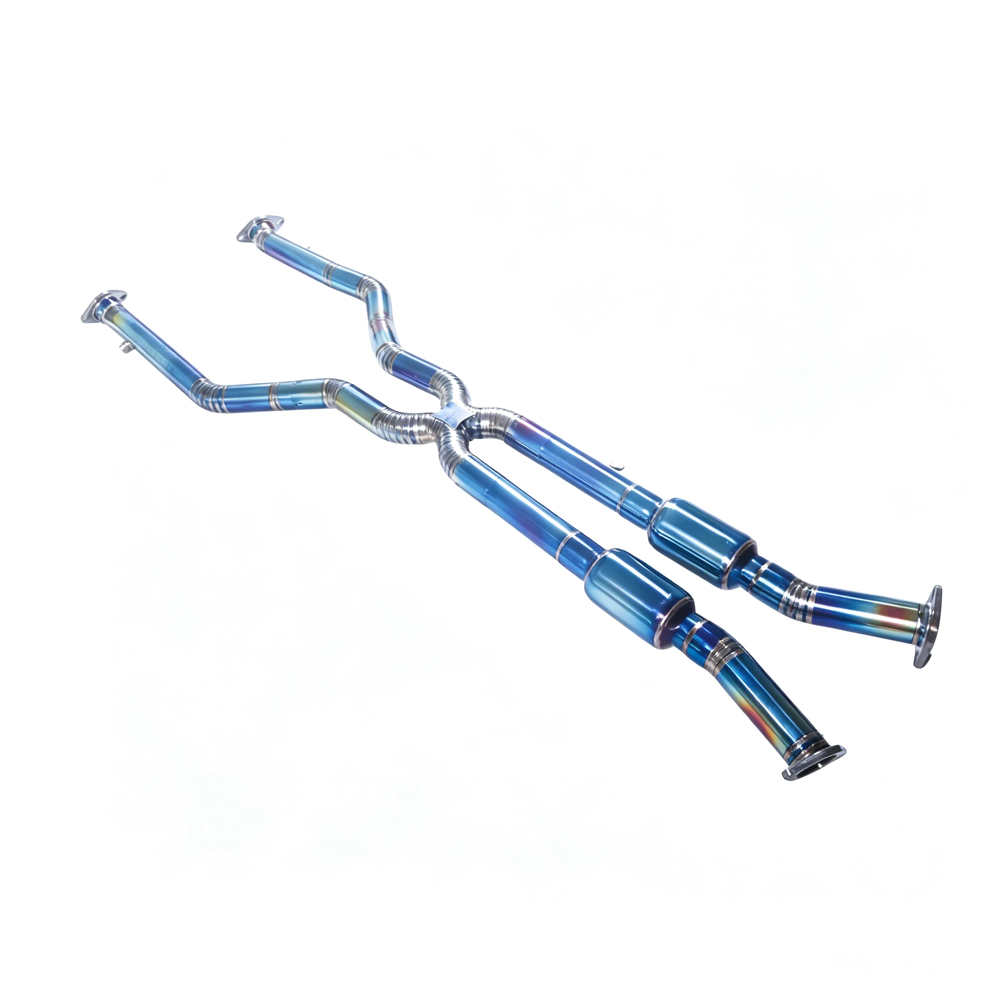 For  Exhaust System Muffler  Lexus IS500 RCF GSF Straight Exhaust Made of Titanium Alloy Mid with Dual Resonators