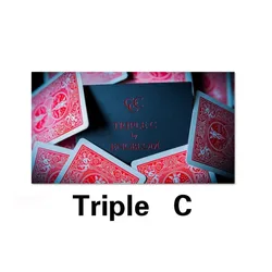 Triple C By Christian Engblom (Gimmicks and Online Instruction) Card Magic Tricks Close Up Illusion Professional Magic Props