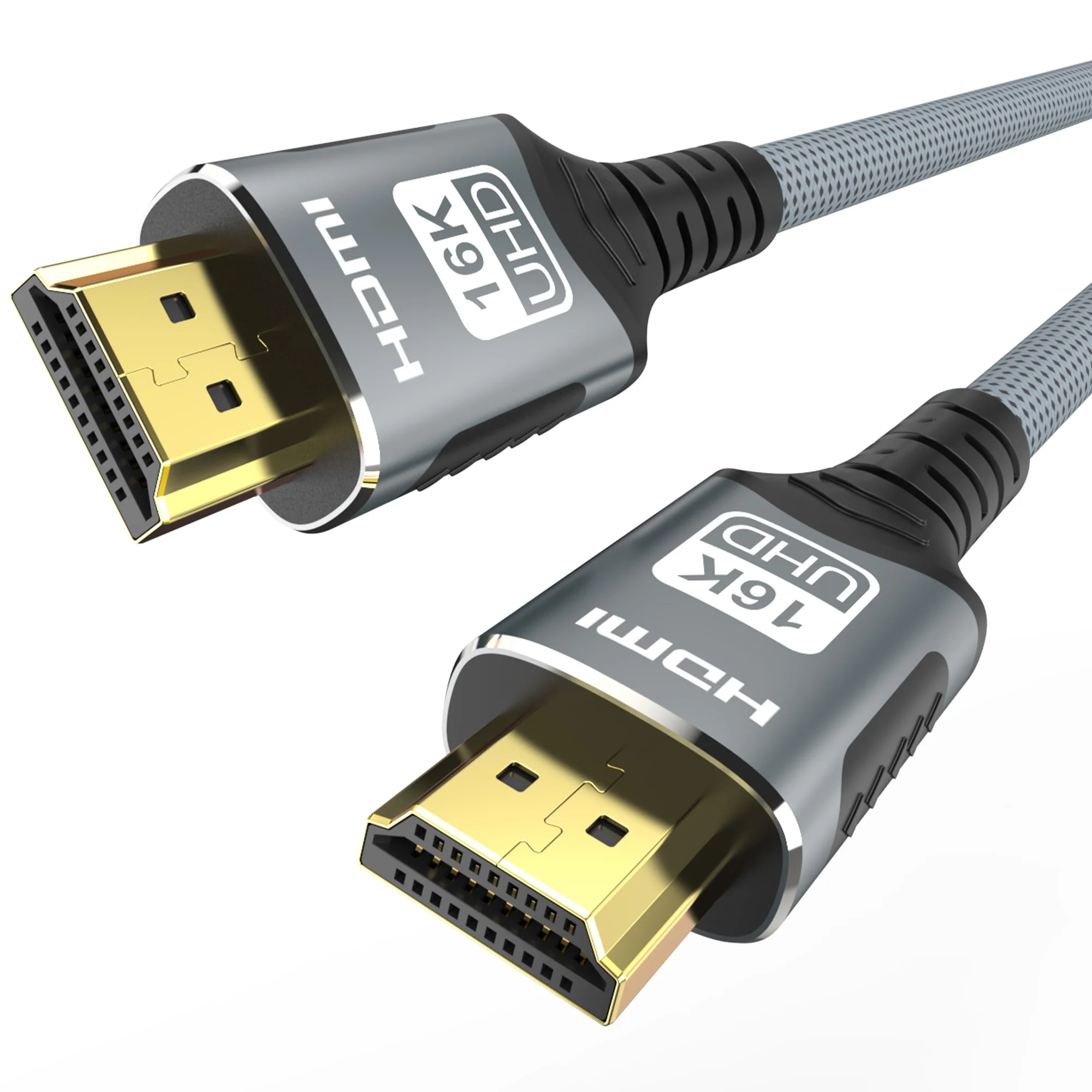 8K HDMI-kabel 2.1 48Gbps Hoge snelheid HDMI gevlochten snoer-4K@120Hz 8K@60Hz, DTS:X, HDCP 2.2 & 2.3, HDR 10 voor compatibele laptop/PS5