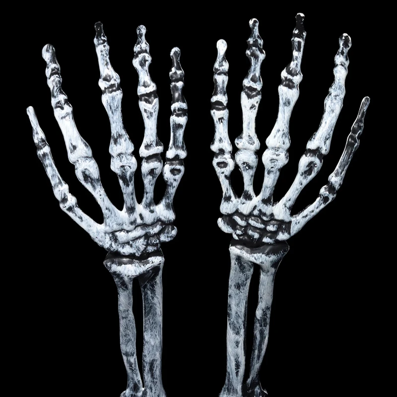 

Хэллоуин Череп Скелет Руки Открытый Дом Сад Газон Декор Дом с Привидениями Костюмы Для Вечеринки Реквизит Косплей Реалистичная Человеческая Рука