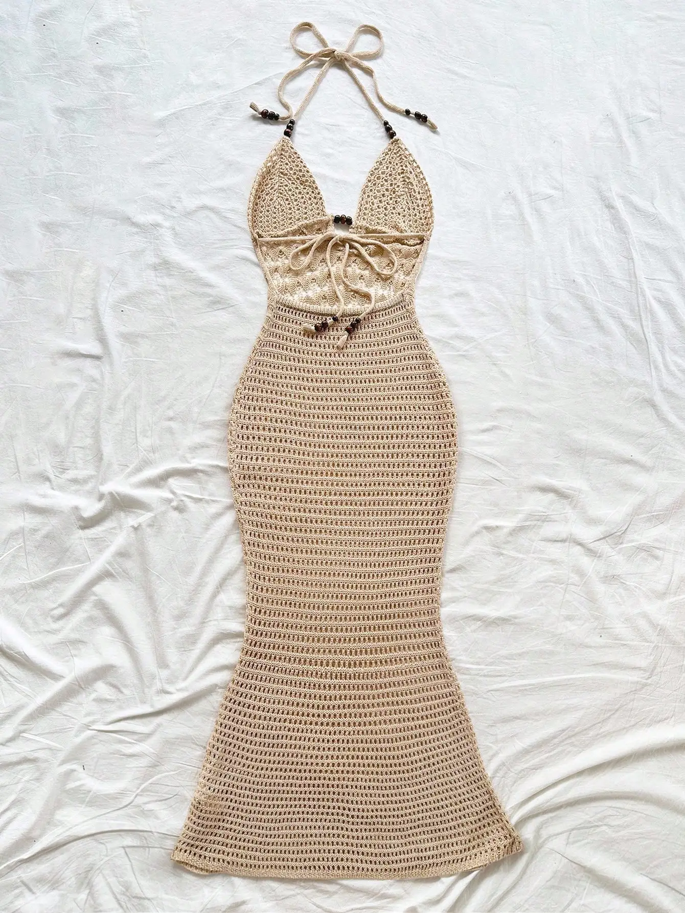 Sukienka maxi typu halter z dz – Boho Summer Beach Maxi Dress recenzja i cena