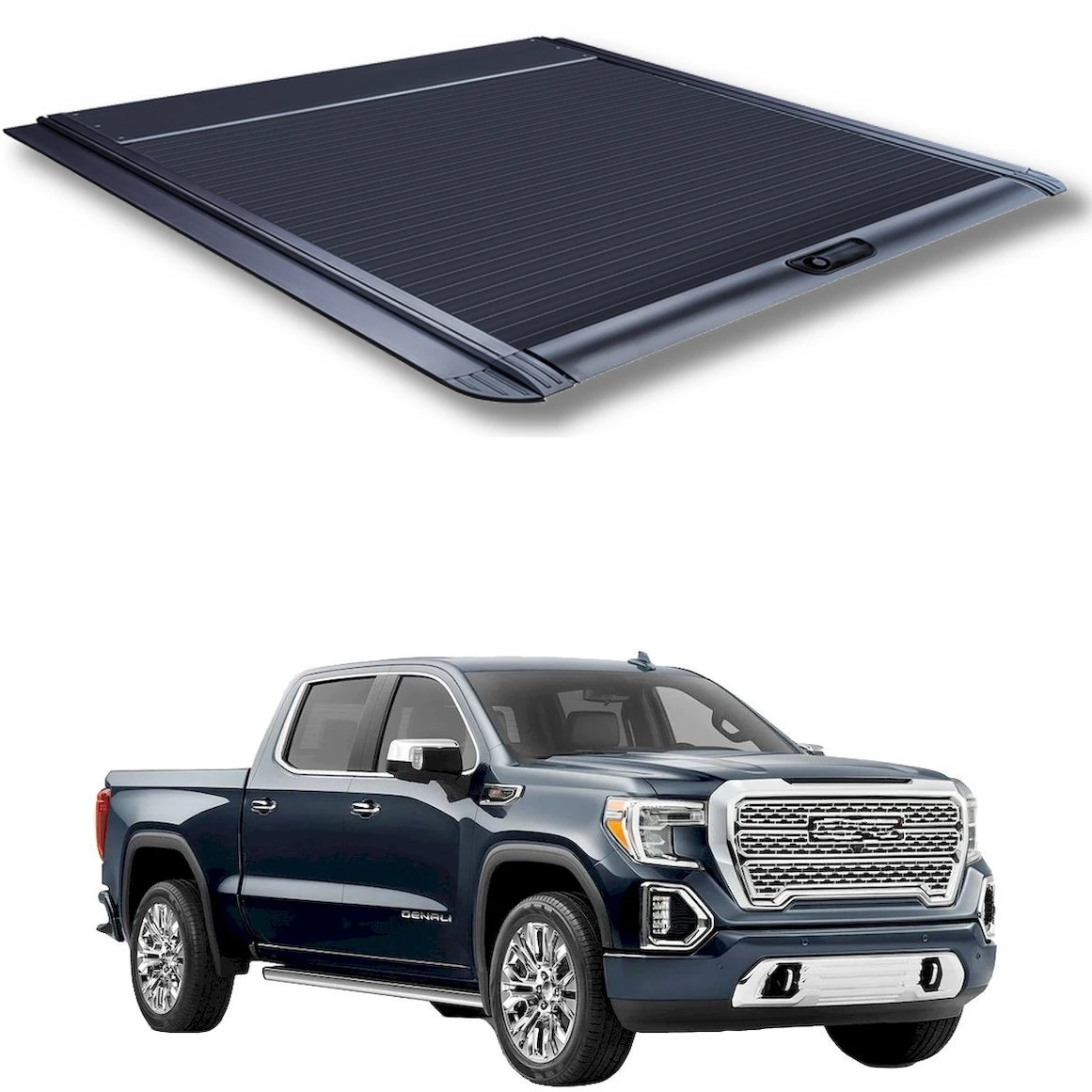 Pickup Truck Bed Cover Hard Manual Tonneau  For GMC sierra 1500