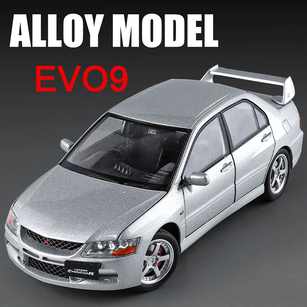 

1:24 EVO9 Viper, игрушки, модели автомобилей, литые под давлением двери из сплава, открытые миниатюрные автомобили, имитация интерьера автомобиля для образования детей