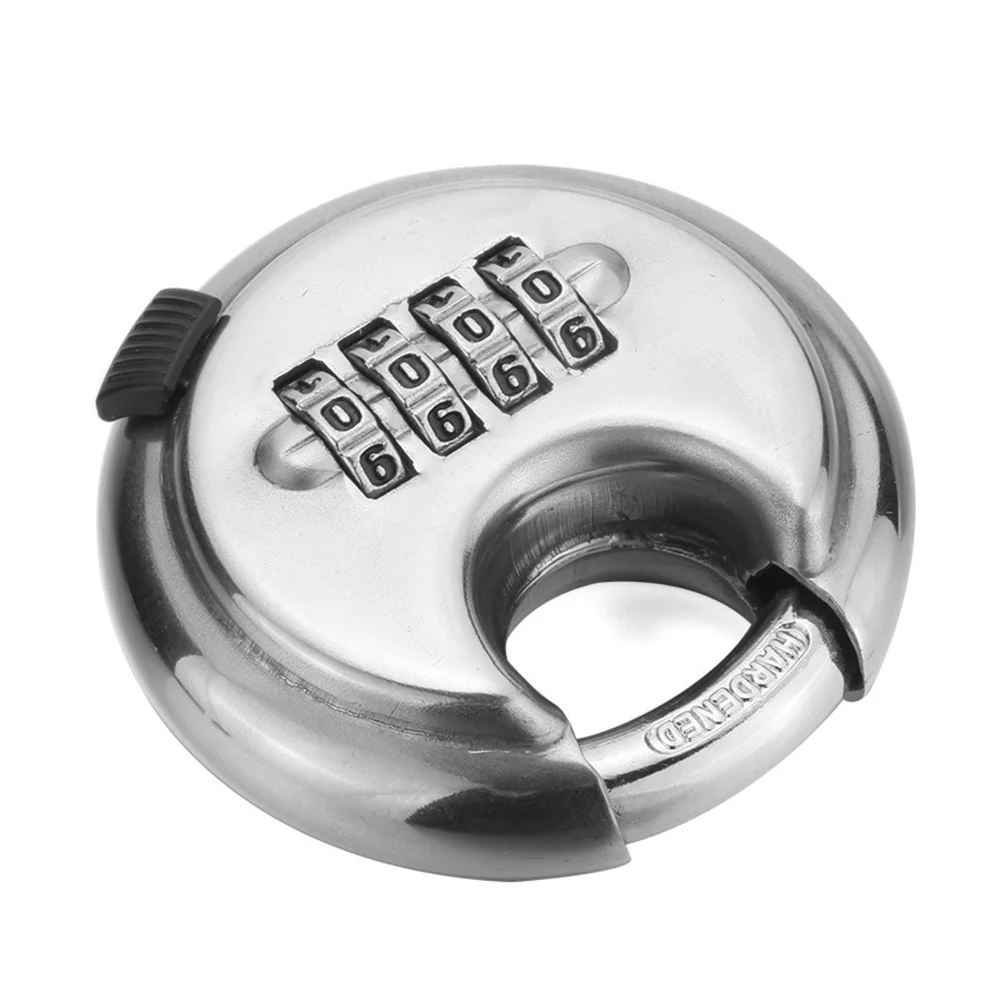 4 Combination Lock Password Padlock For Door Drawer Luggage Anti-Theft Coded Lock Stainless Steel Portable