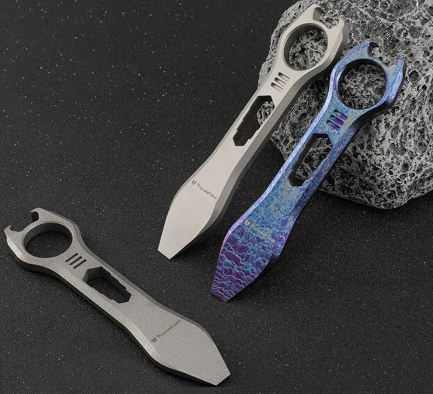 

Titanium Alloy EDC Tools CNC Production Multi-purpose Tool Crowbar Screwdriver Bottle Opener