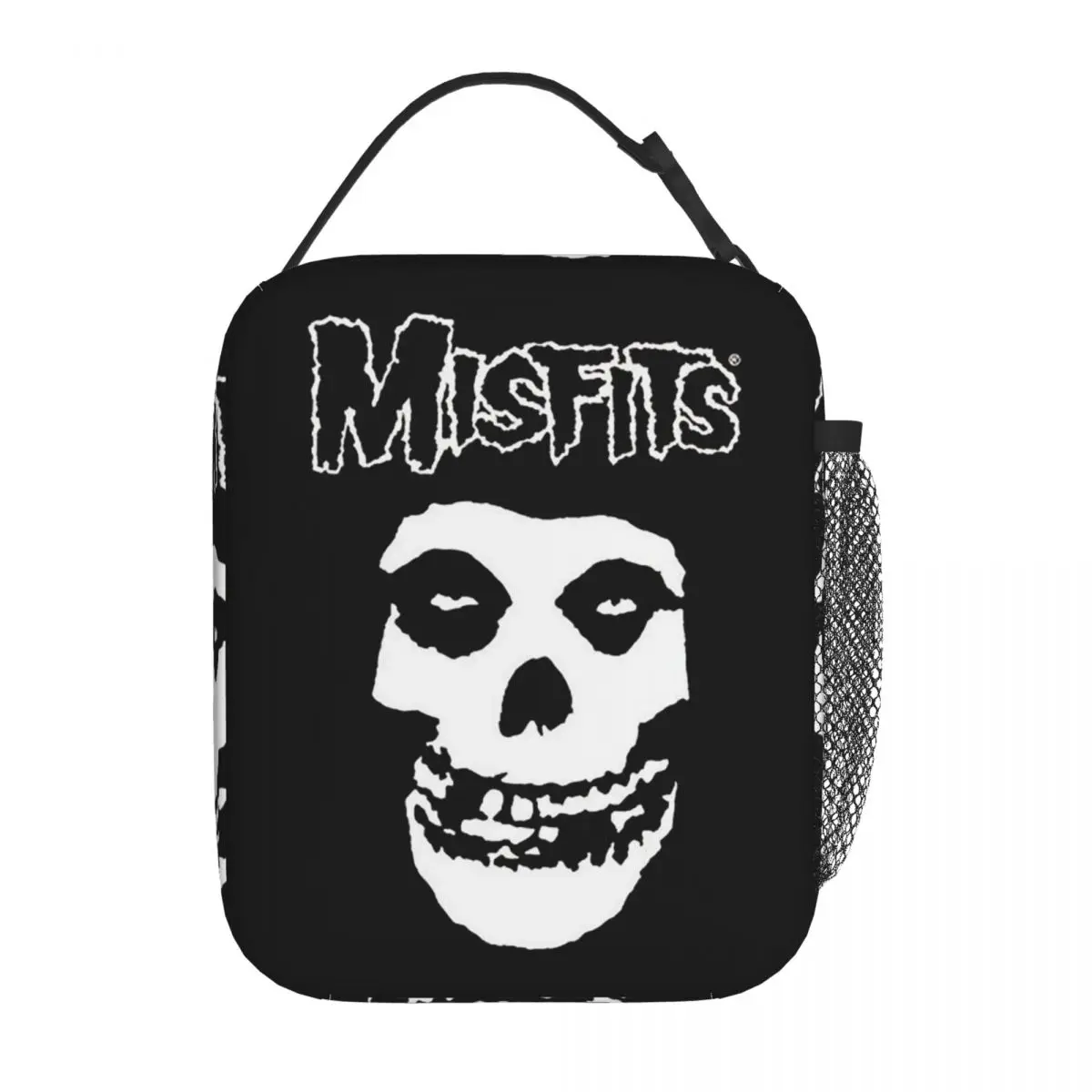 Misfits Skull Insulated Lunch Bags Thermal Meal Container Portable Tote Lunch Box Men Women Office Travel