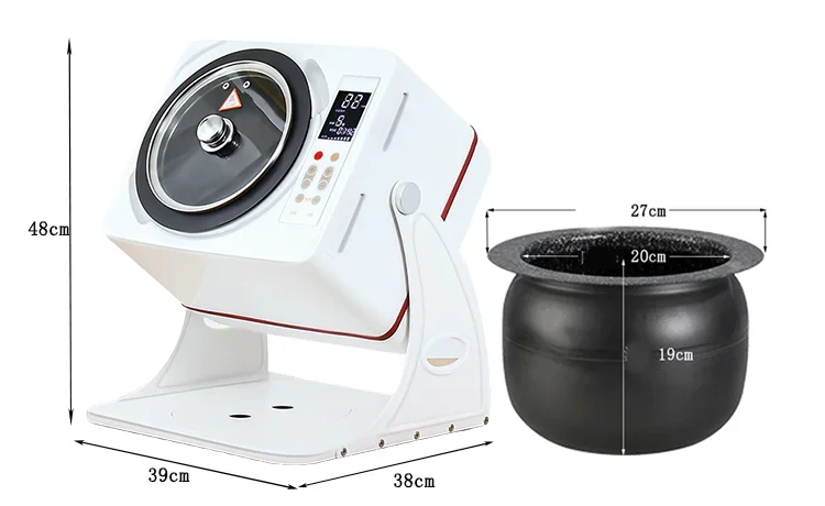 Commercial automatic Multifunction Egg Fried Rice Cooking Drum Type Stir Fry fast food Machine