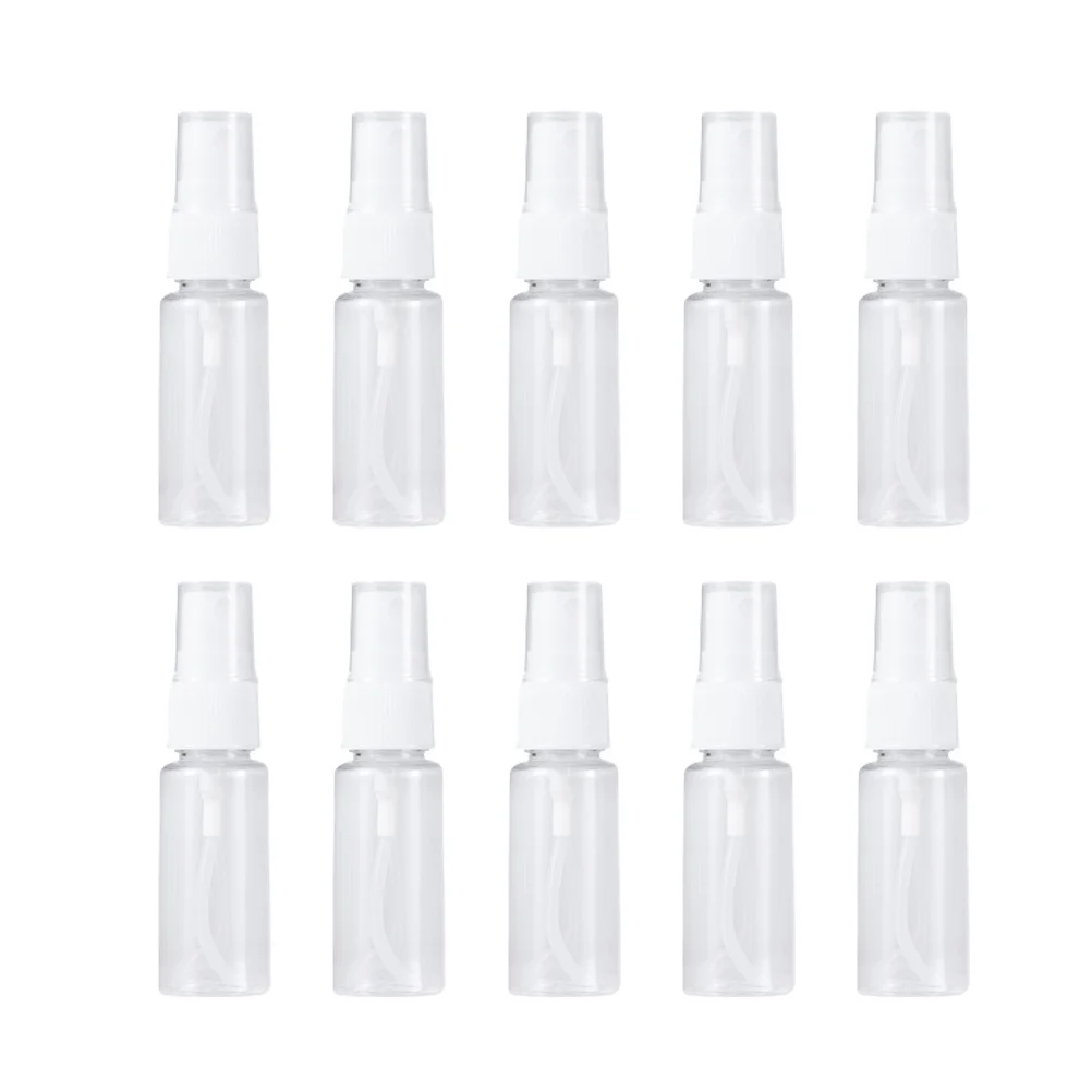 10 pz 30 ml portatile riutilizzabile bottiglia spray compatto nebulizzatore per piante da viaggio acqua profumo trucco giardinaggio