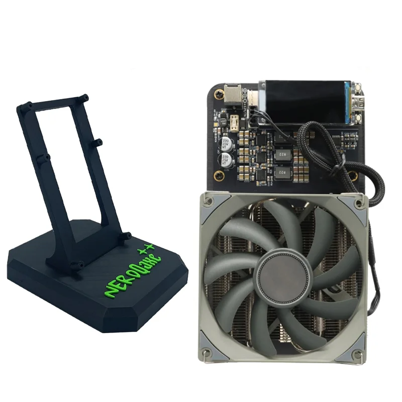 A13E-For Nerdqaxe + 4.8TH/S ASIC مينر دعامة حامل حامل حامل طابعة ثلاثية الأبعاد لـ Nerdqaxe + 901 قاعدة تركيب تعدين التشفير