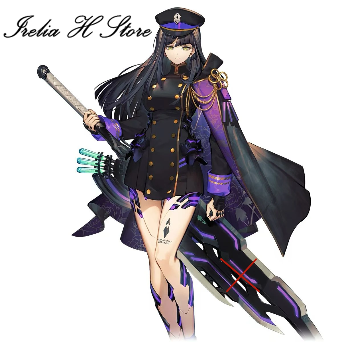 

Irelia H Store Shikoku from Azur Lane Shikoku Косплей Костюм для женщин Униформа платье женская может нестандартный размер