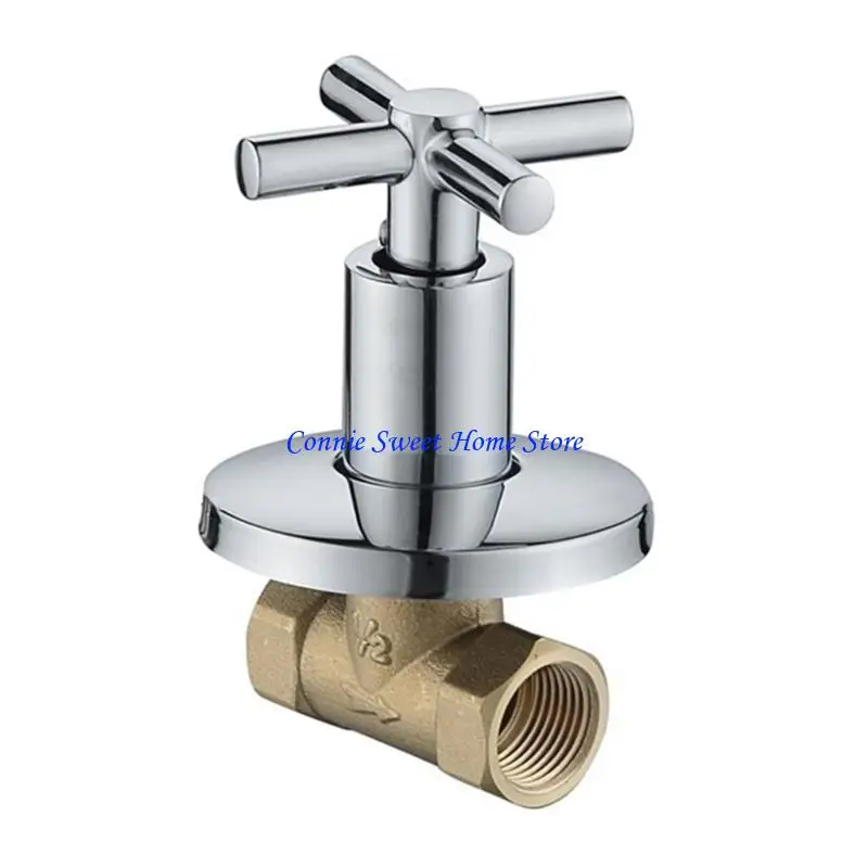 LXAF Extended Use Shower Head Water Manager Shower Head Flows Stops Valves Bathroom