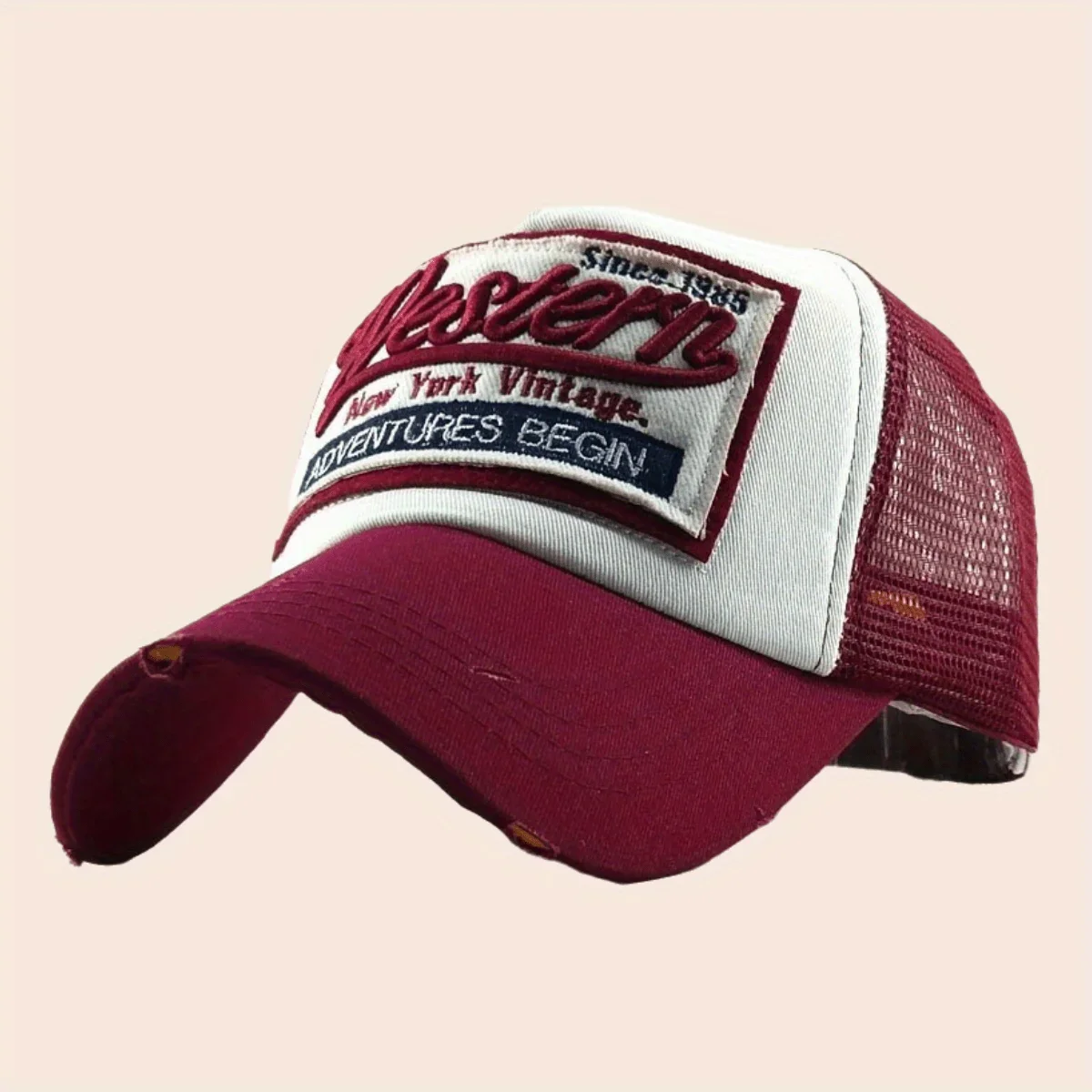 

Summer Breathable Mesh Baseball Cap for Men Women Fashion Letter Embroidery Snapback Unisex Hip Hop Trucker Bone