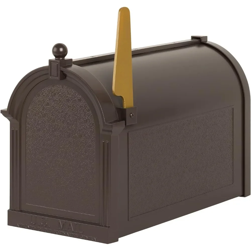 Whitehall Capitol Mailbox - Extra Large Bronze Design for Enhanced Curb Appeal