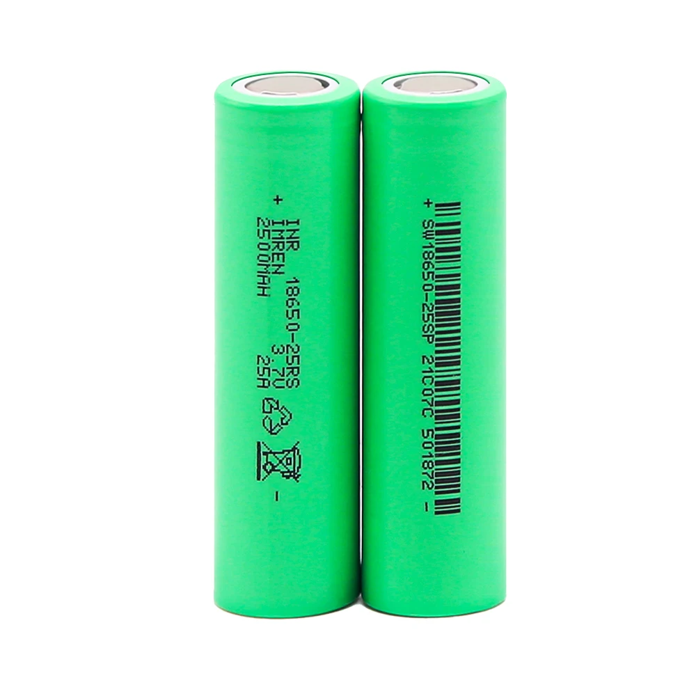 

IMREN New Original 18650 3.7v 2500mAh Discharge 25A Rechargeable Battery Li-ion Battery for Flashlights Drone Headlamps RC Cars