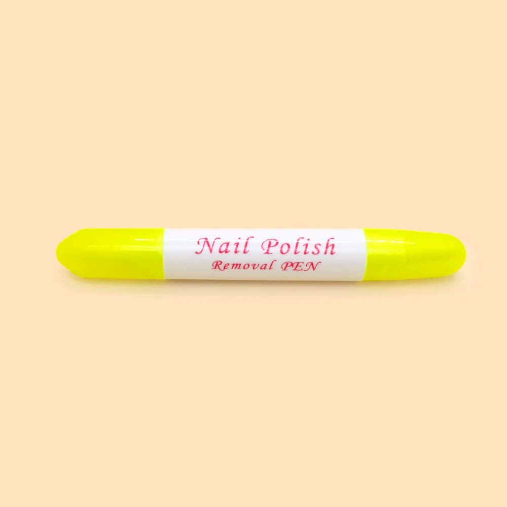 2Pcs/Bag Nail Polish Remove Pen Refillable With 3 Replaceable Heads Nail Art Mistake Cleanup Nail Polish Overflow Correction Pen