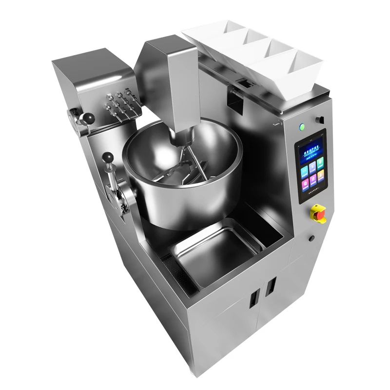 التجارية الذكية Ai كامل ووك التلقائي تحريك فراي المطبخ الأرز المقلي الغذاء الطبخ الشيف المطبخ آلة مطعم طباخ #5