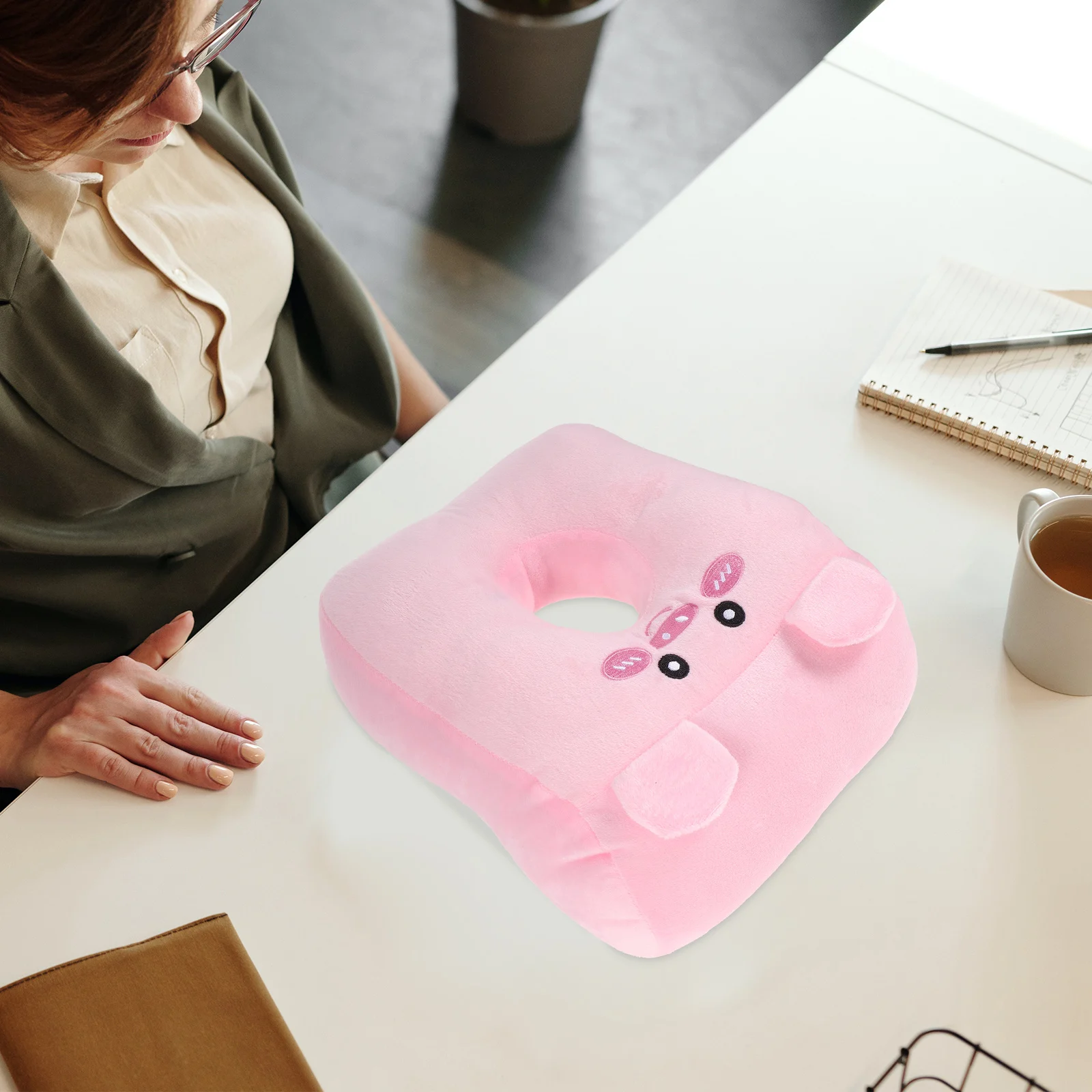 

Nap Soft Sleeping Hole Arm Rest Office Face Desk Sleeping Portable Supple Face Down Pillow Portable Pillow Comfort