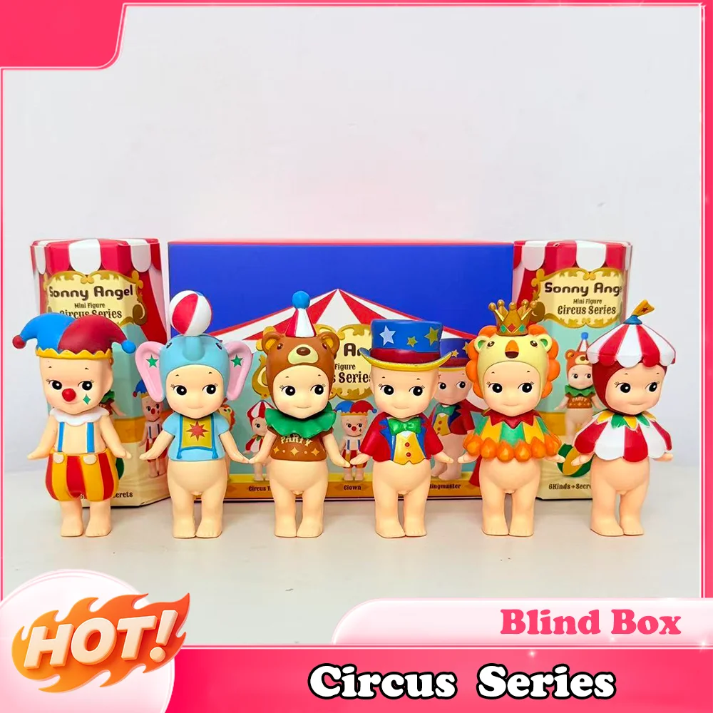 

Высокое качество, новая мини-фигурка ангела, цирковая серия, слепая коробка первого поколения, милый аниме, декоративный детский подарок-сюрприз