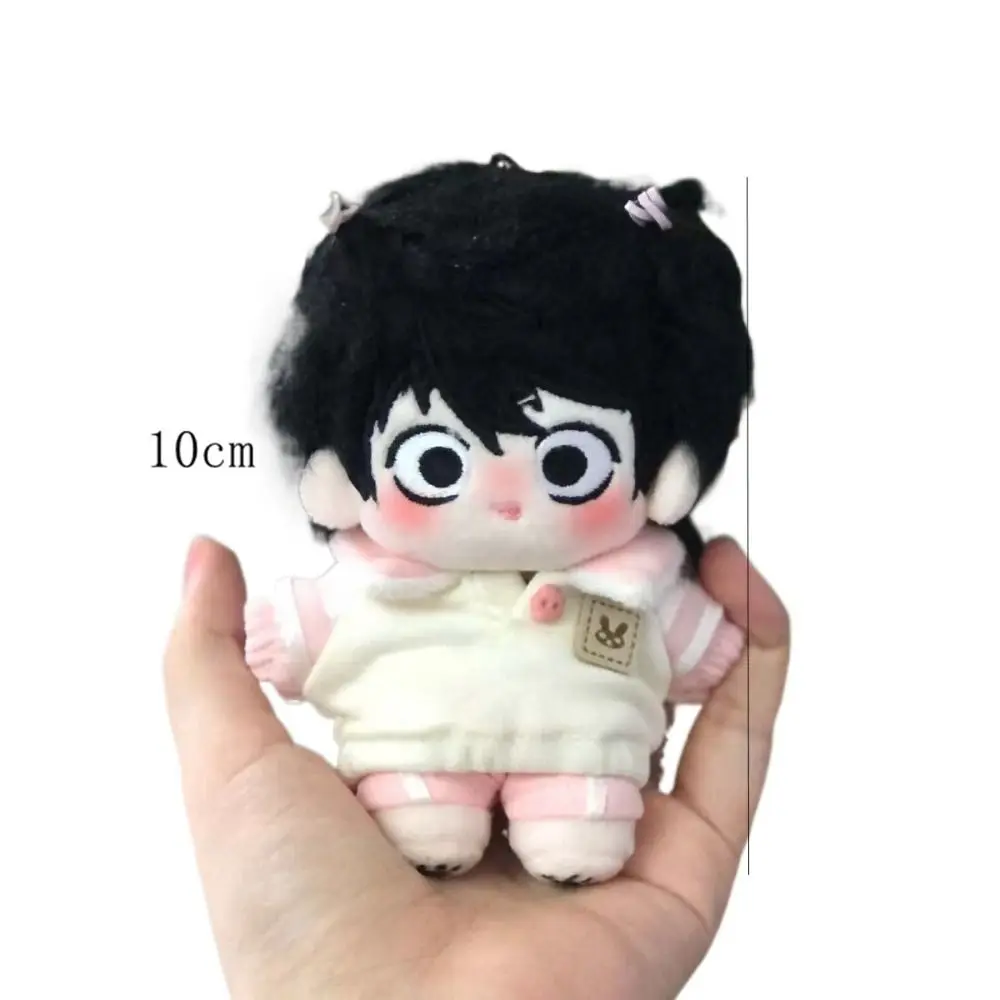 Sweatshirt Cotton Doll Hoodie Plush Stuffed Idol Plush Doll Clothes Dress Up Soft 10CM Cotton Doll‘s Clothes Playing House