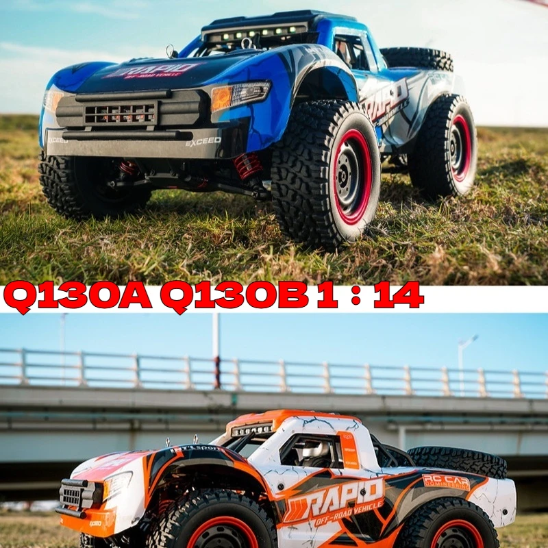 Jjrc1/14 Q130a Q130b 고속 브러시리스 파워 원격 제어 자동차 풀 스로틀 사륜구동 등반 오프로드 장난감 차량